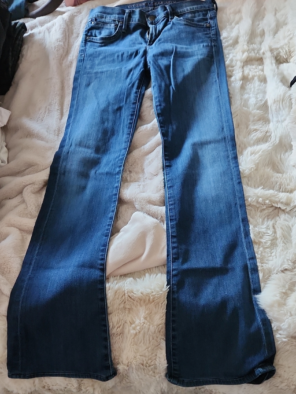 Citizens Of Humanity Dark Blue Flare Jeans